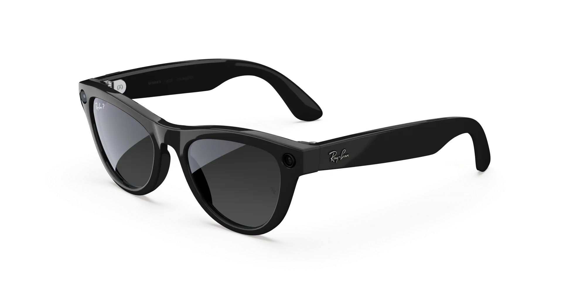Умные очки Ray-Ban Meta (Gen 2) (Skyler, Shiny Black, Polar, Gradient Graphite, T150/S52, RW4014)