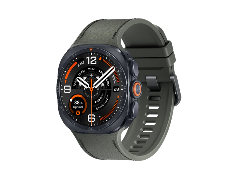 Samsung Galaxy Watch Ultra2 (47mm, Titanium Gray, Peakform, Olive, M/L)