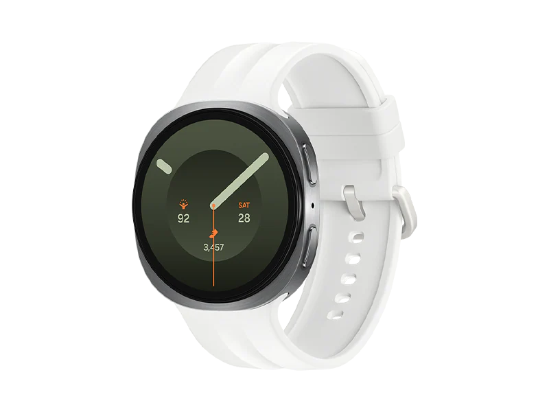 Samsung Galaxy Watch9 (44mm, Silver, Sport, Cream, M/L)