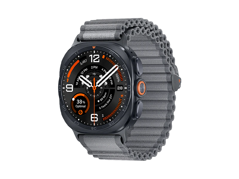 Samsung Galaxy Watch Ultra2 (47mm, Titanium Gray, Trail, Gray, M/L)