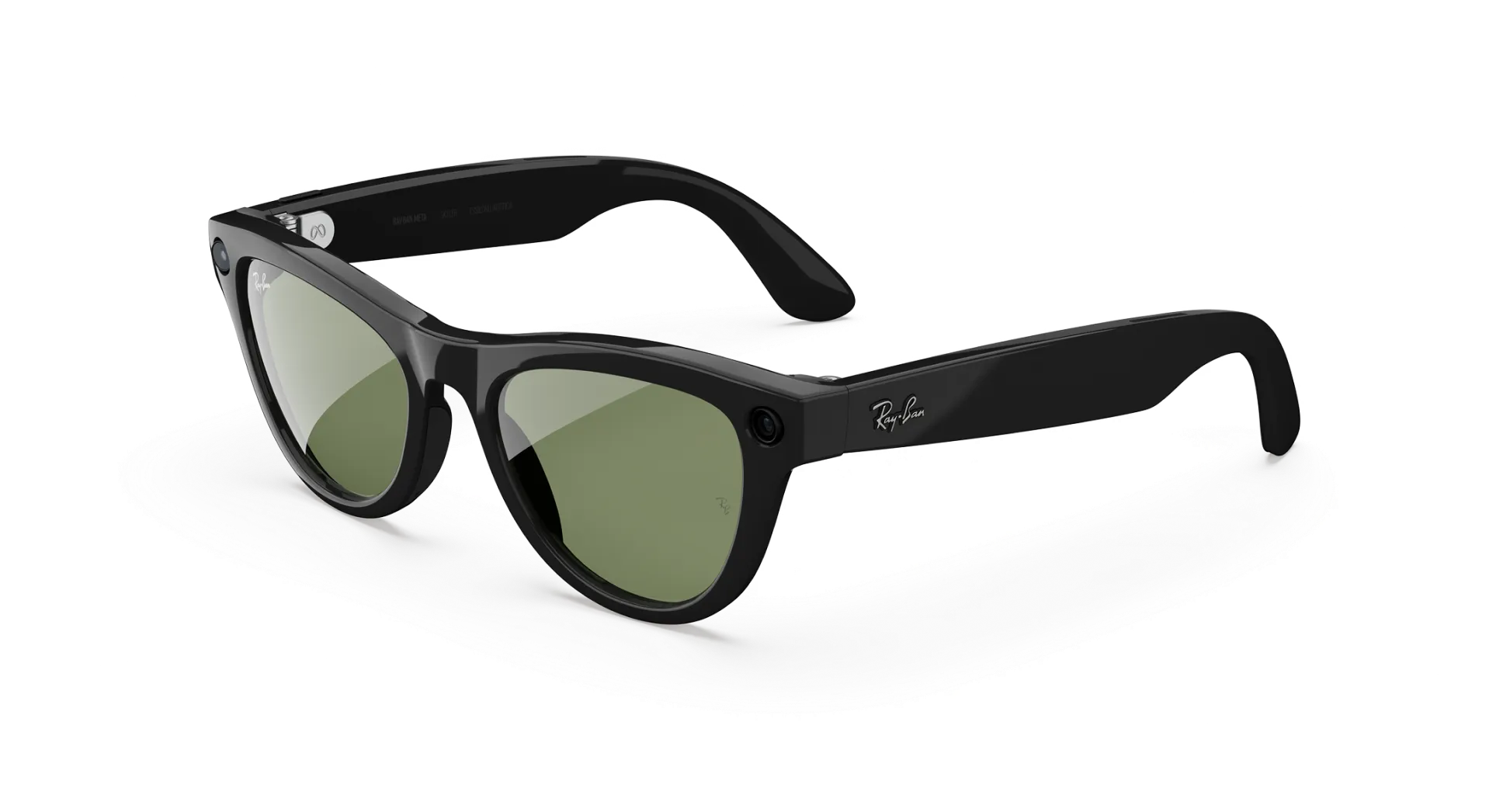 Умные очки Ray-Ban Meta (Gen 2) (Skyler, Shiny Black, G15, Green, T150/S52, RW4014)