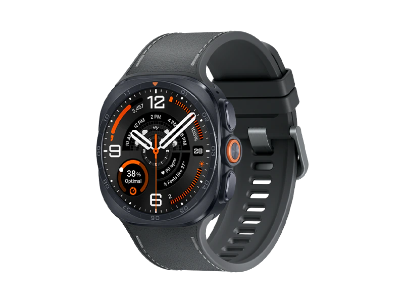 Samsung Galaxy Watch Ultra2 (47mm, Titanium Gray, Peakform, Black, M/L)
