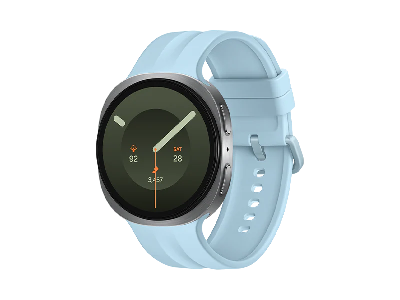 Samsung Galaxy Watch9 (44mm, Silver, Sport, Blue, S/M)