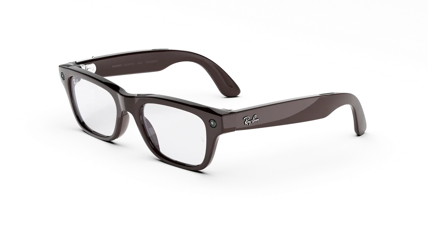 Умные очки Ray-Ban Meta (Gen 2) (Blayzer Optics, Shiny Brick Brown, T150/S50)