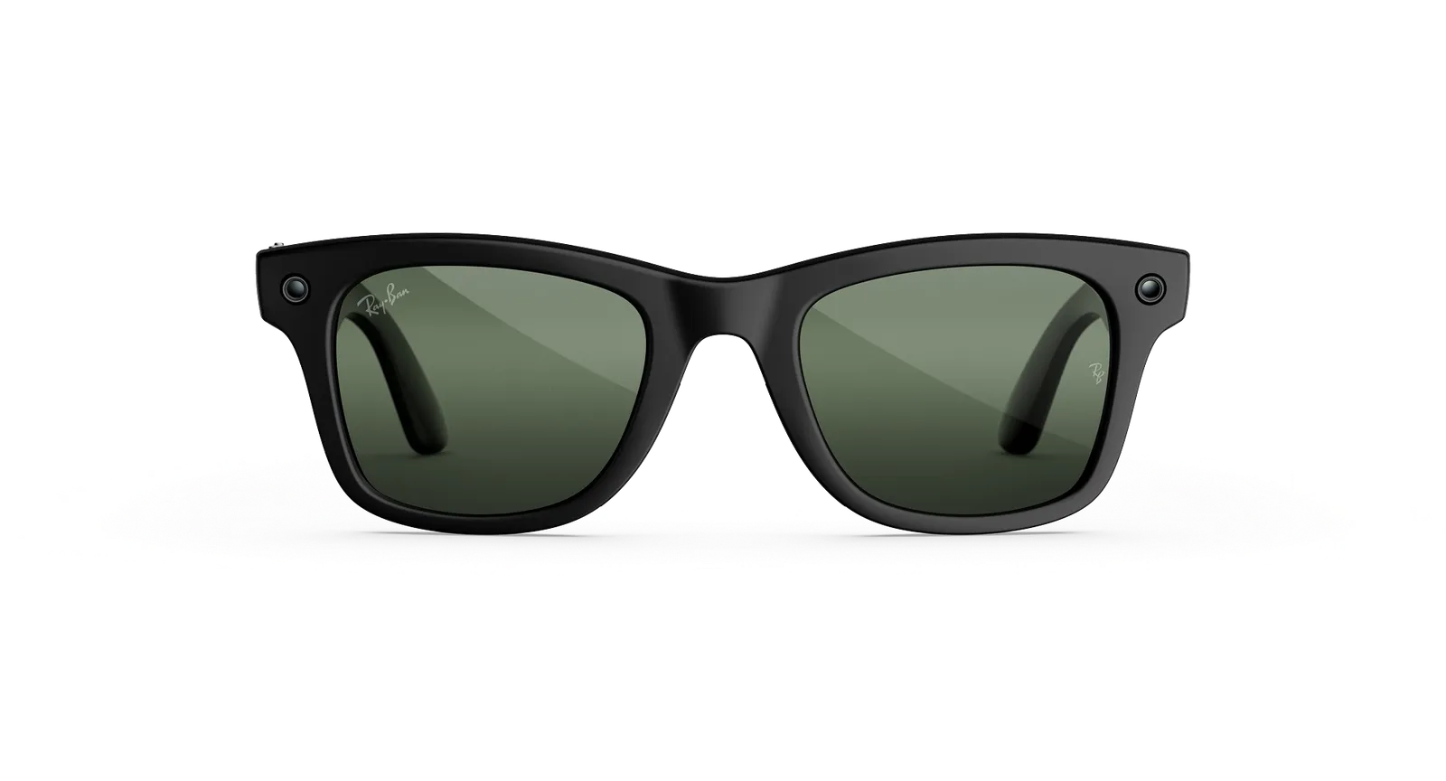 Wayfarer Matte Black Transitions Graphite Green 2