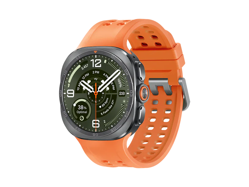 Samsung Galaxy Watch Ultra2 (47mm, Titanium Silver, Marine, Orange, M/L)