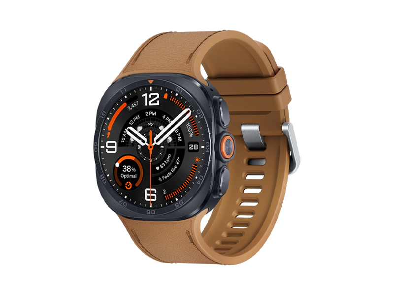 Samsung Galaxy Watch Ultra2 (47mm, Titanium Gray, Peakform, Camel, M/L)