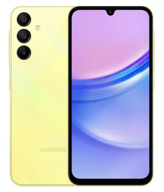 Samsung Galaxy A15 (4/128Gb, Yellow, Dual Sim, Samsung)