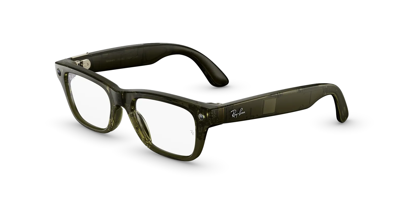 Умные очки Ray-Ban Meta (Gen 2) (Blayzer Optics, Shiny Transparent Dark Olive, T150/S50)