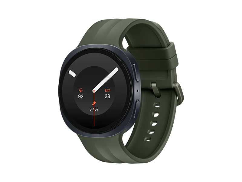 Samsung Galaxy Watch9 (44mm, Graphite, Sport, Olive, S/M)
