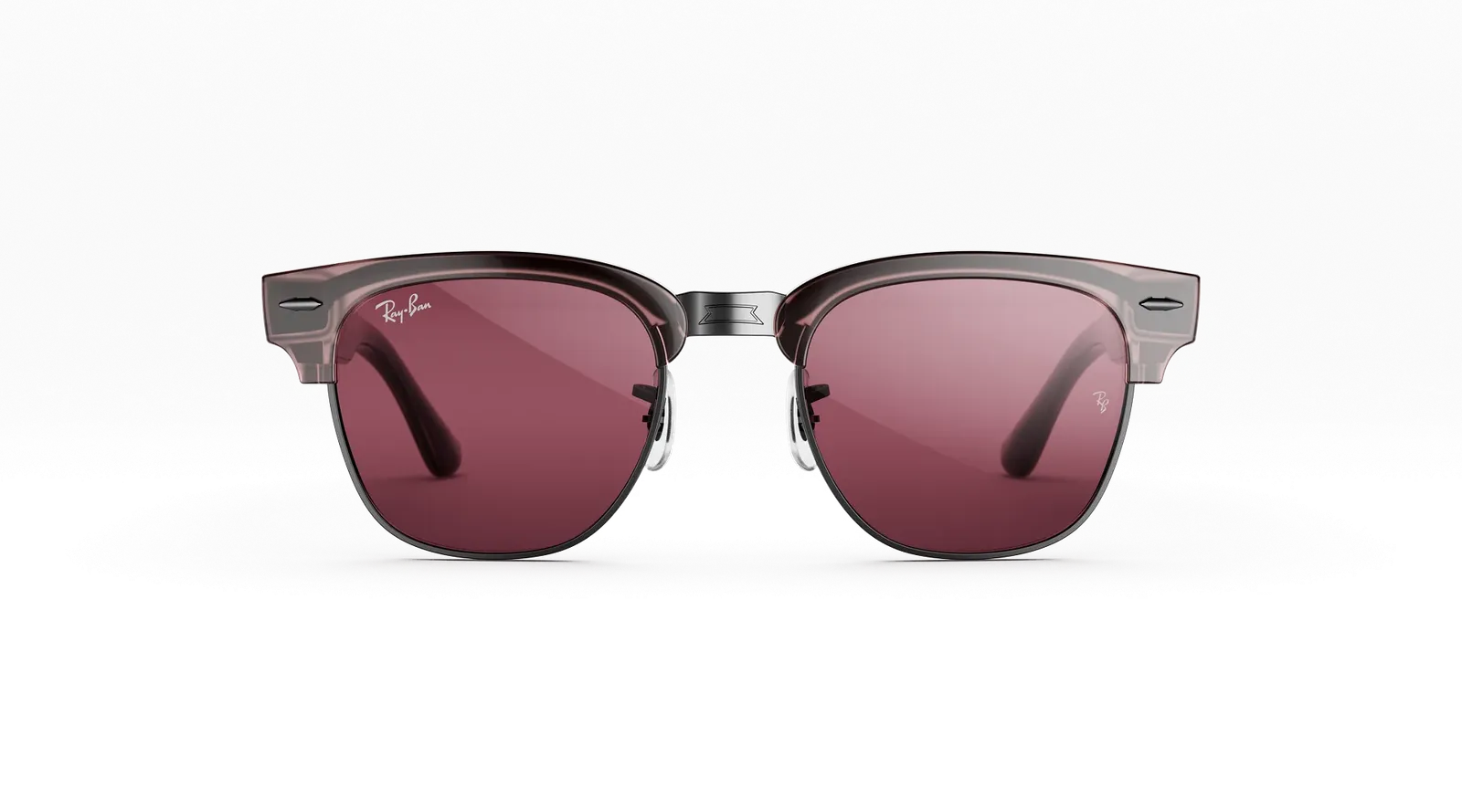 Clubmaster Transparent Orchid Transitions Ruby 2
