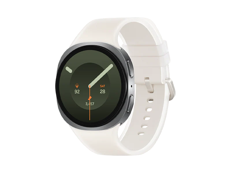 Samsung Galaxy Watch9 (44mm, Silver, Misty, Cream, M/L)