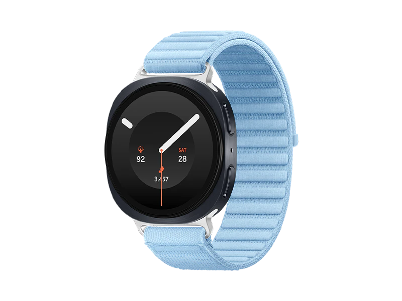 Samsung Galaxy Watch9 (40mm, Graphite, Fabric, Blue, M/L)