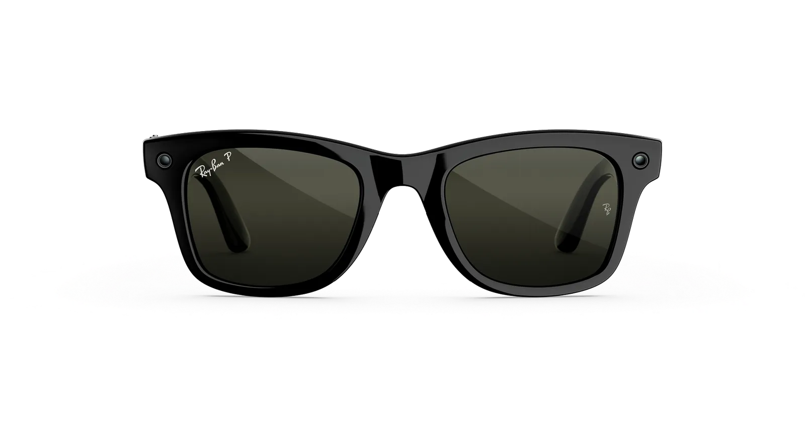 Wayfarer Shiny Black Green 2