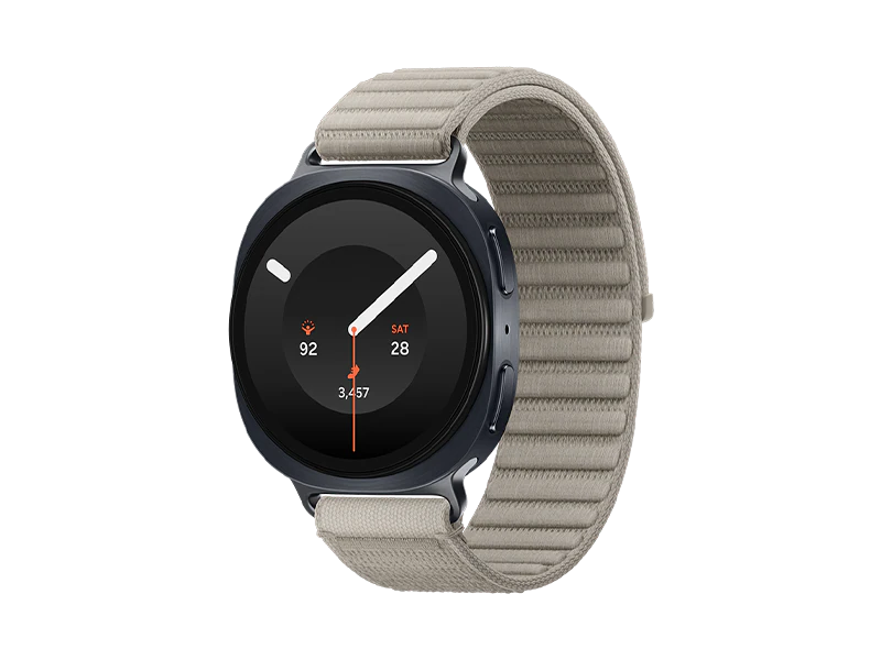 Samsung Galaxy Watch9 (40mm, Graphite, Fabric, Mocha, S/M)