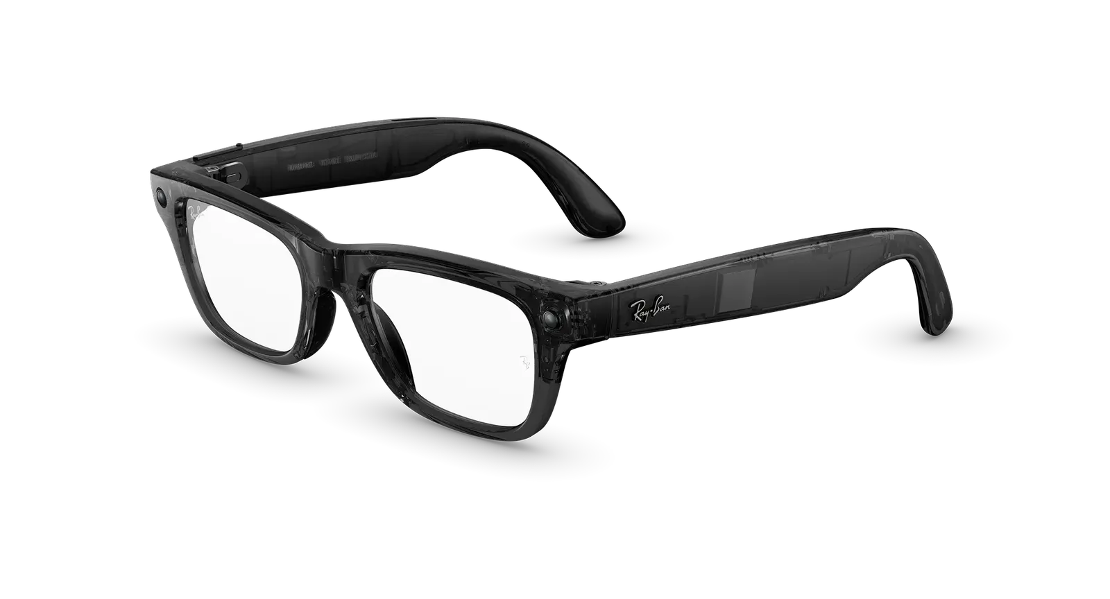 Умные очки Ray-Ban Meta (Gen 2) (Blayzer Optics, Shiny Transparent Black, T155/S54)