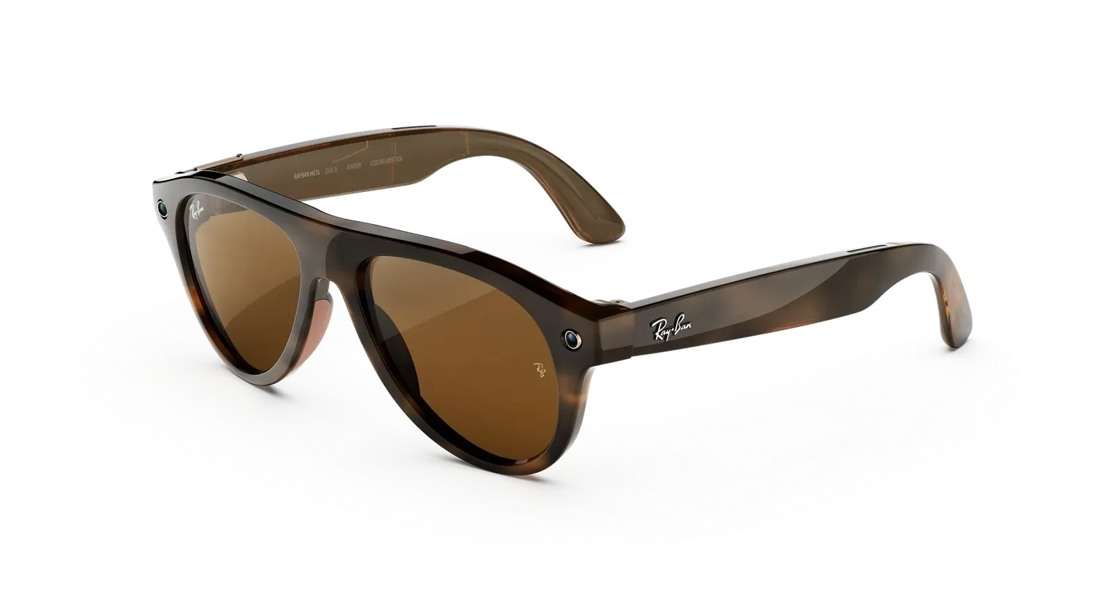 Умные очки Ray-Ban Meta (Gen 3) (Aviator, Havana, Brown, T152/S54)