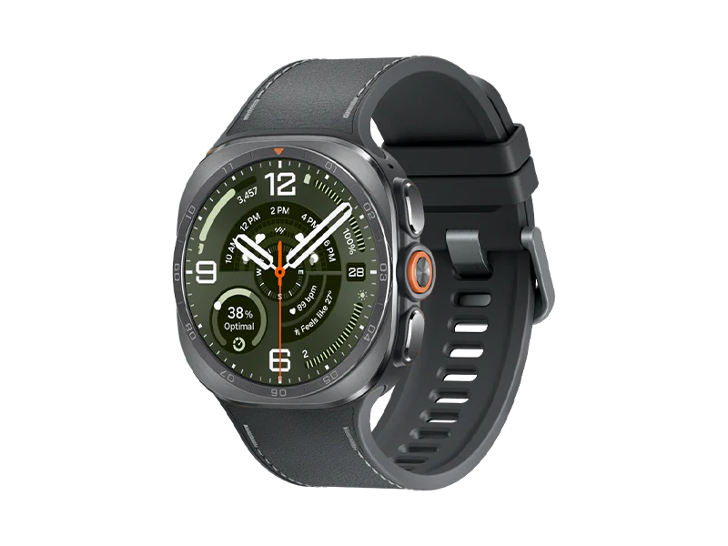 Samsung Galaxy Watch Ultra2 (47mm, Titanium Silver, Peakform, Black, M/L)
