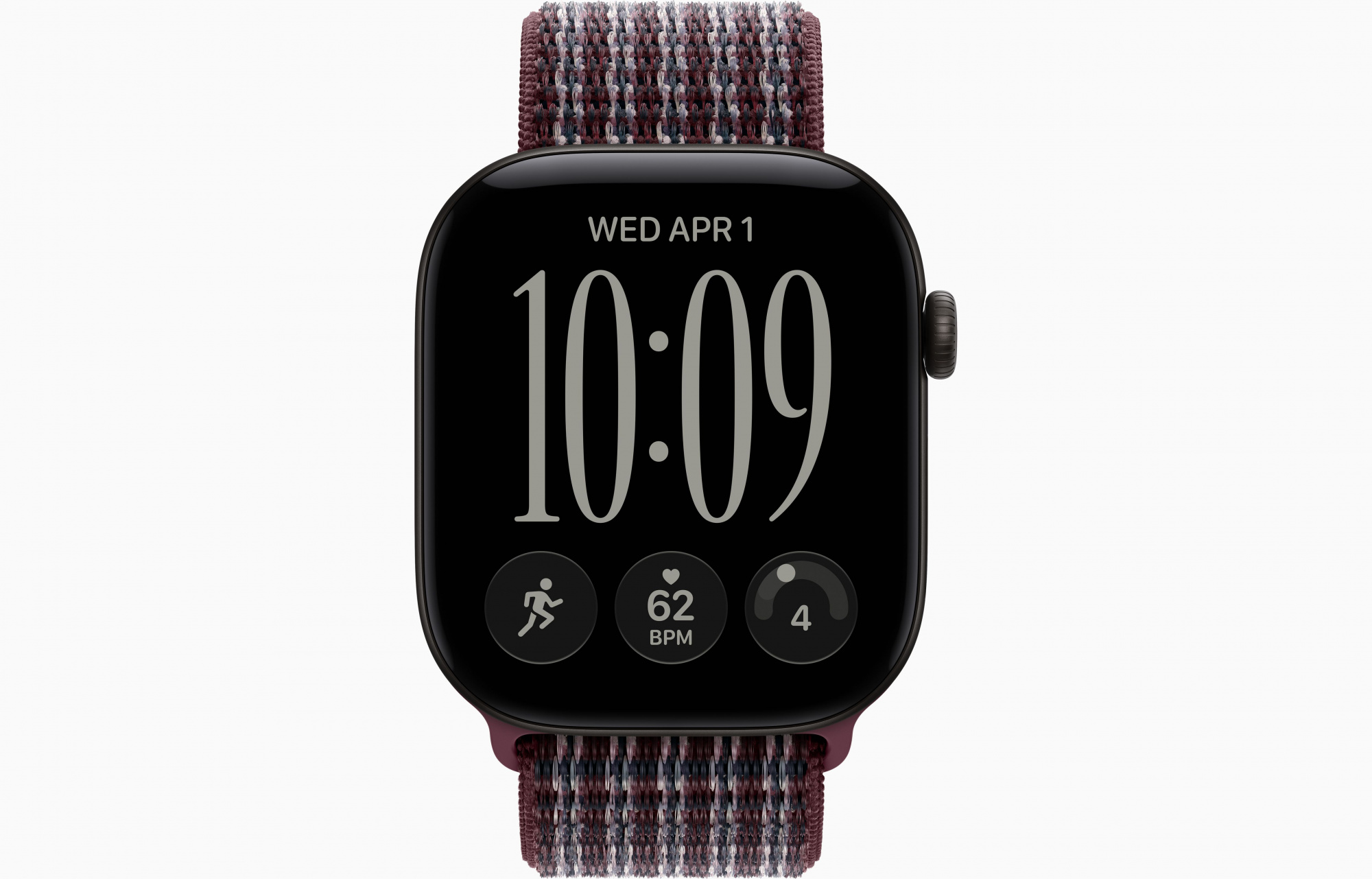 Black Sport Loop Burgundy Plaid 2