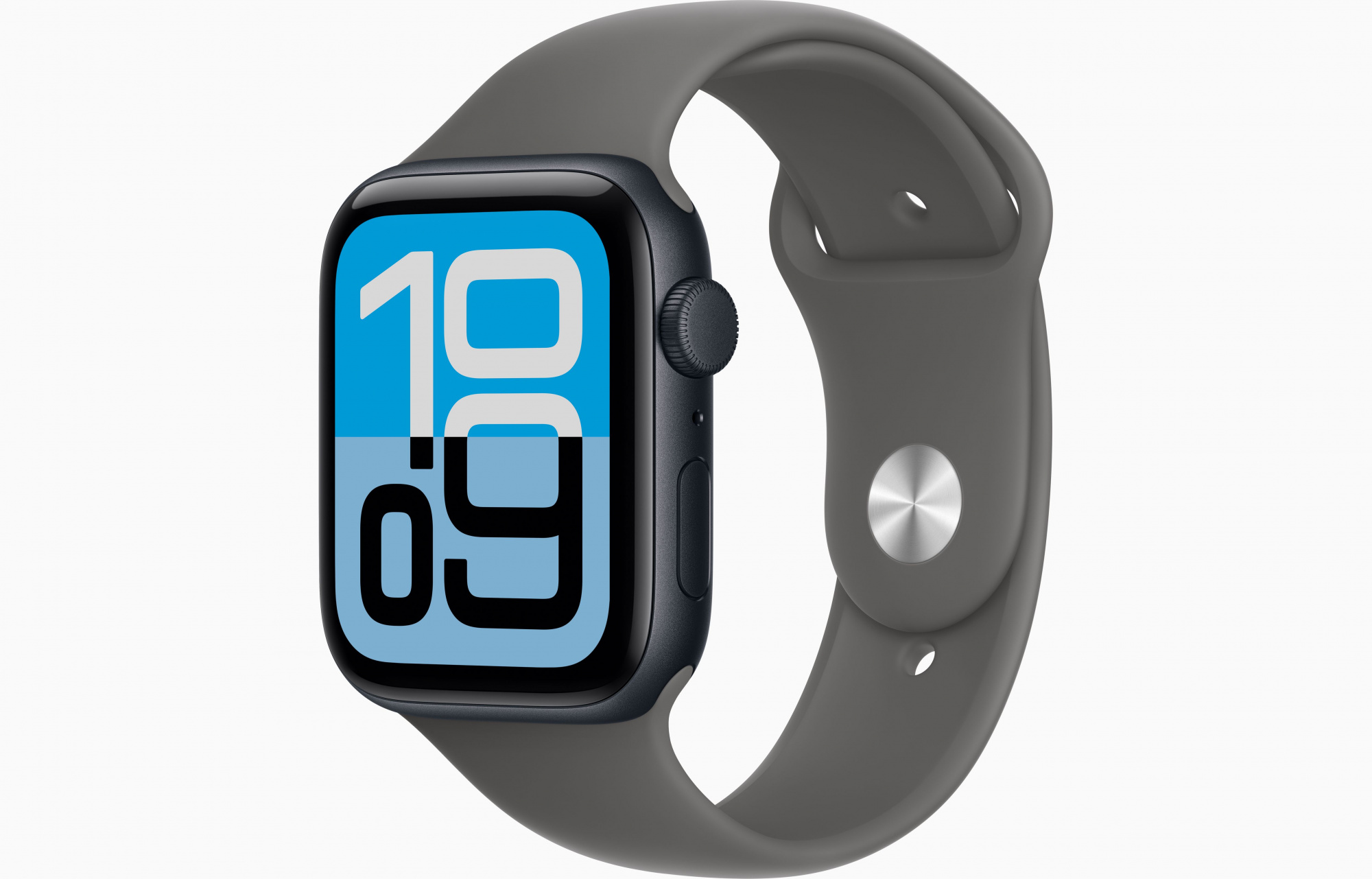 Apple Watch SE3  (44mm, Midnight, Sport Band, Stone Gray, M/L)