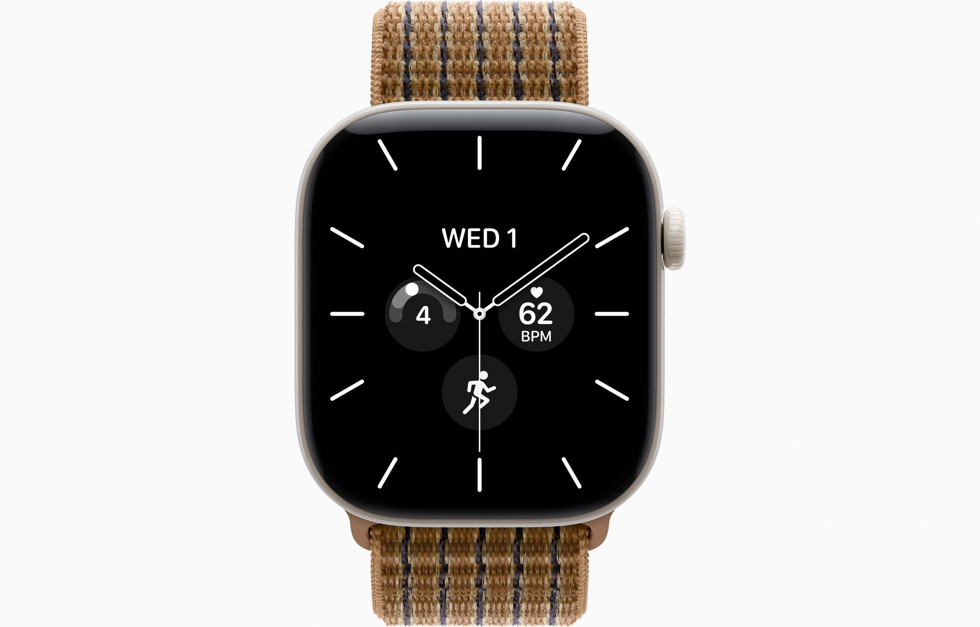 Pearl White Sport Loop Light Umber Plaid 2