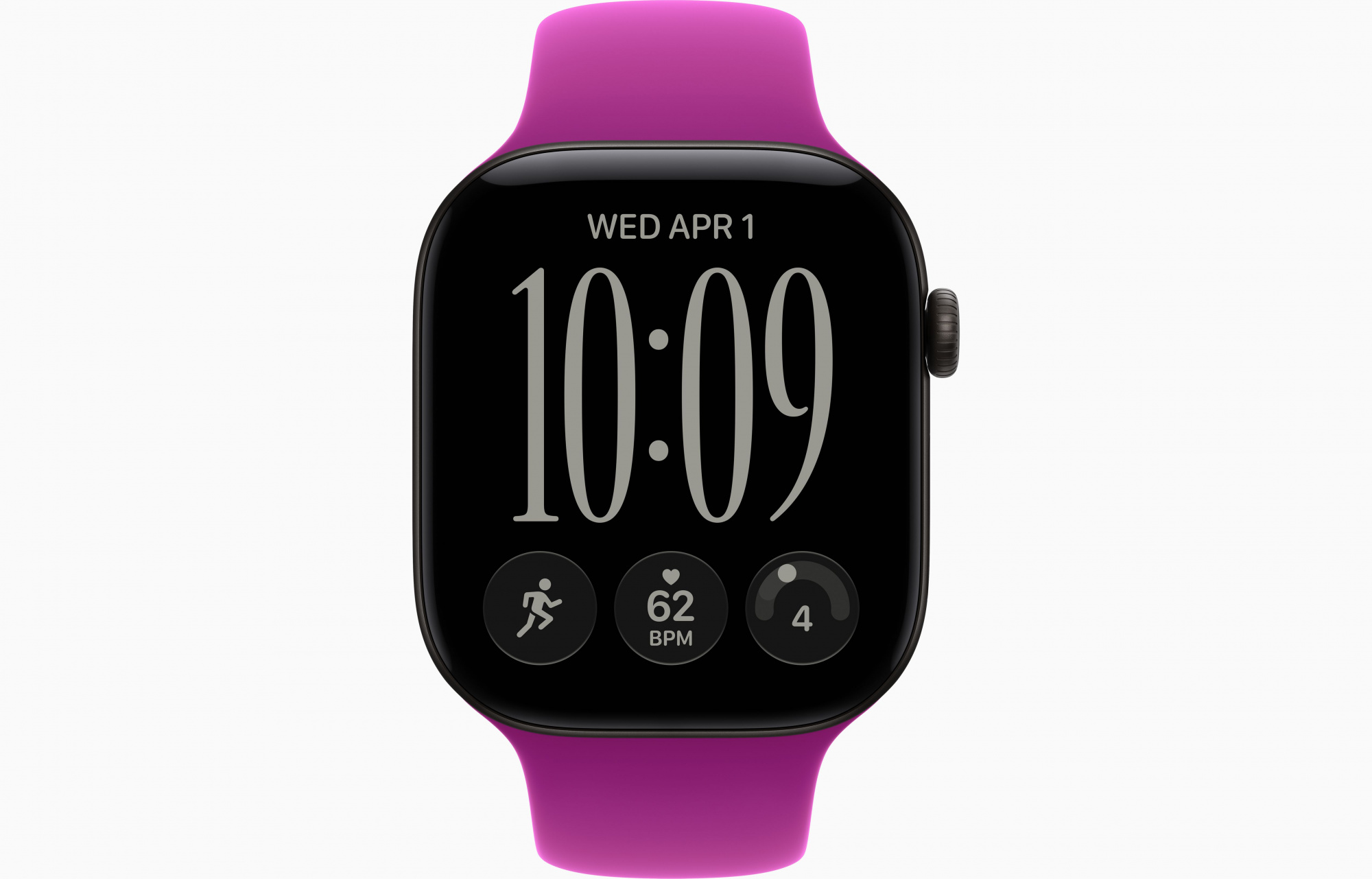 Black Sport Band Magenta 2