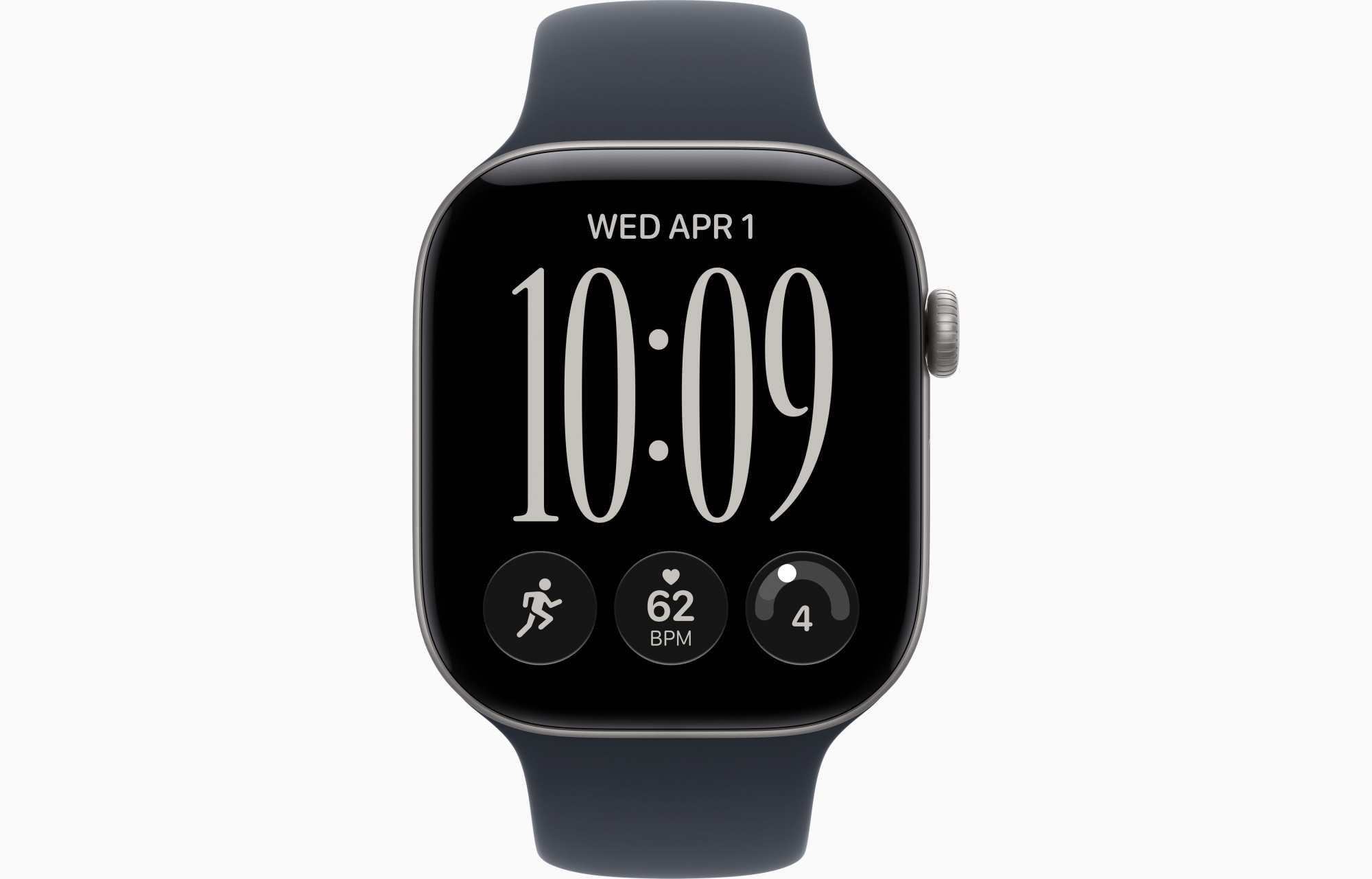 Space Gray Sport Band Navy Blue 2