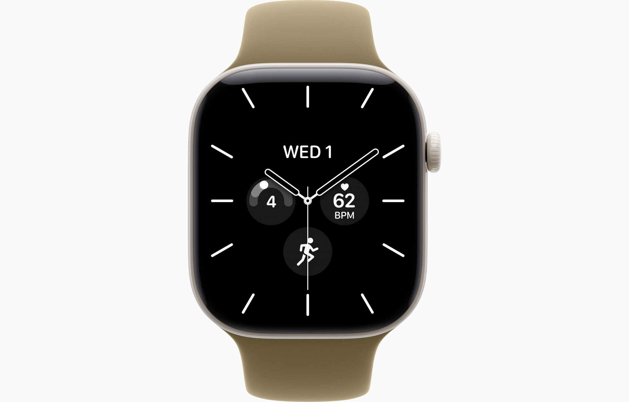 Pearl White Sport Band Olive 2