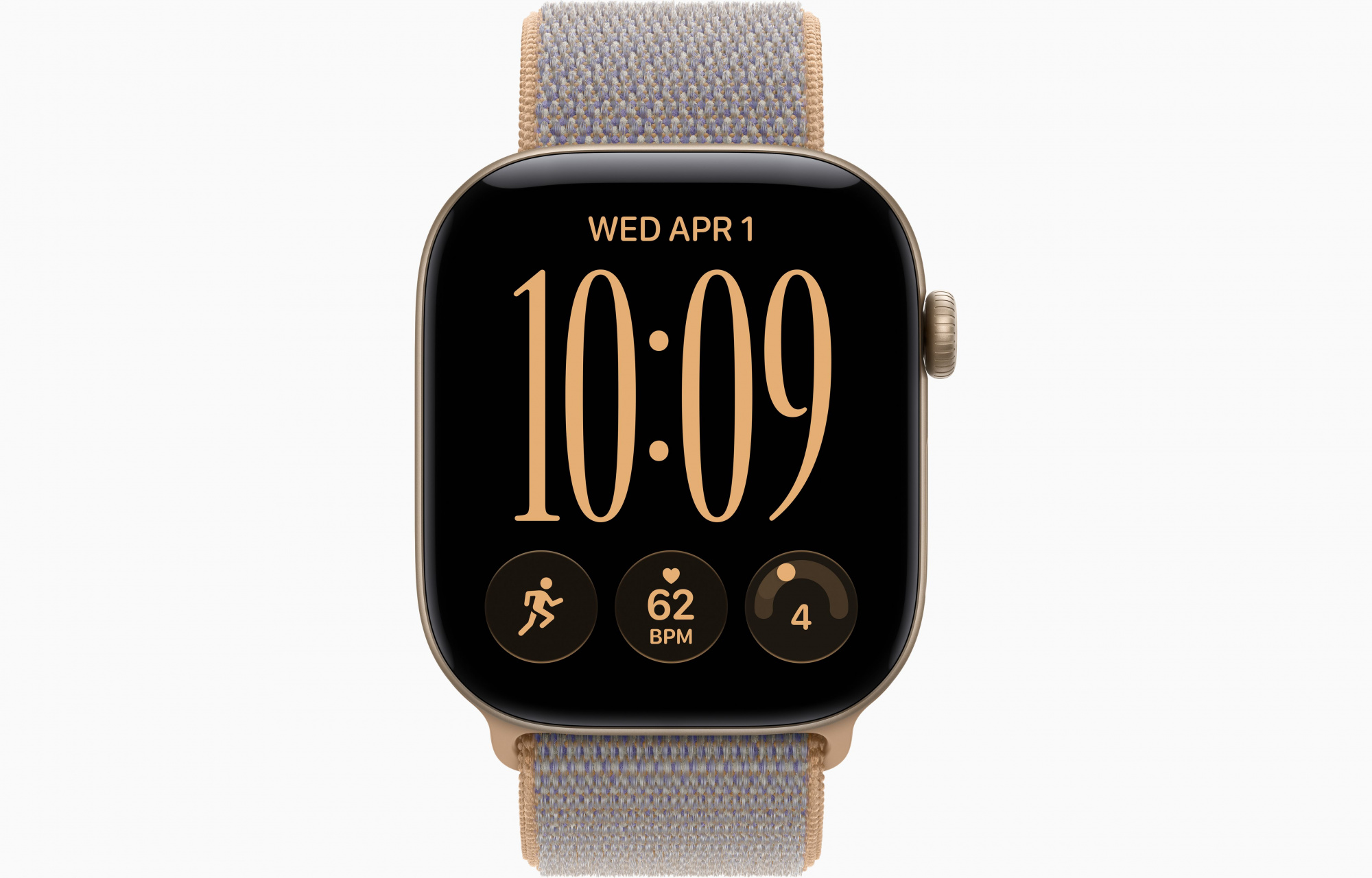 Light Gold Sport Loop Chambray Blue 2