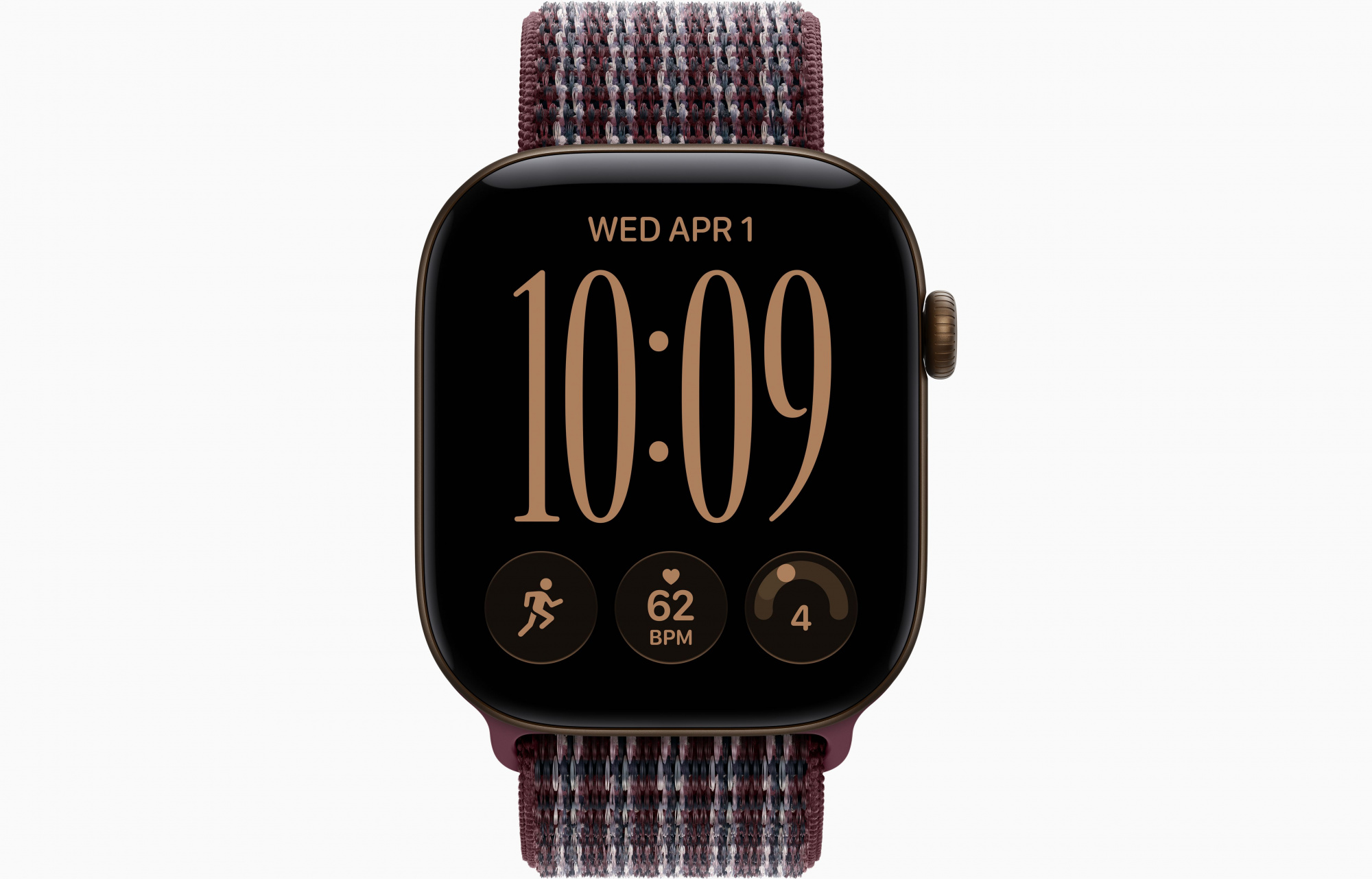 Dark Bronze Sport Loop Burgundy Plaid 2