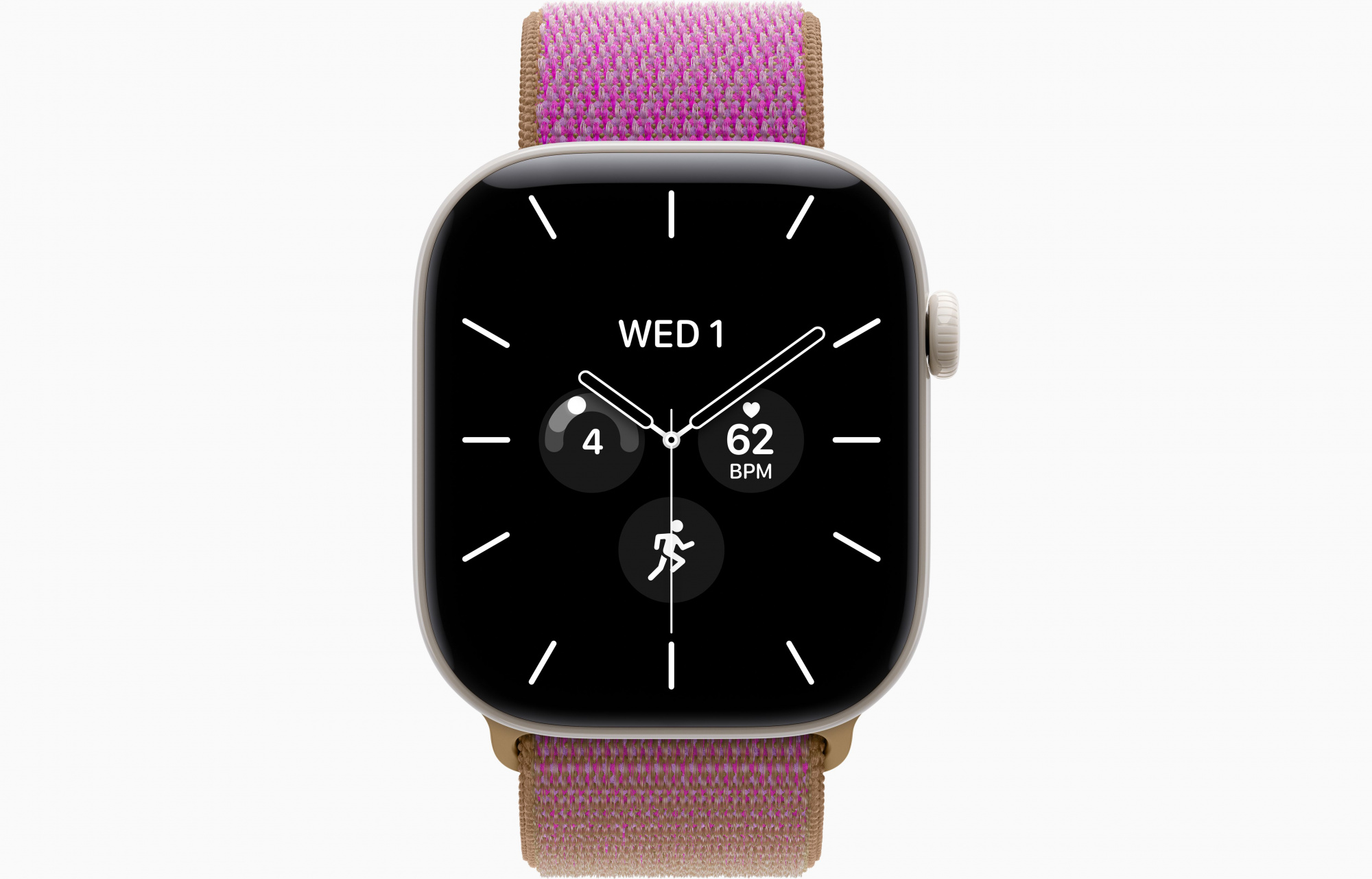 Pearl White Sport Loop Magenta 2