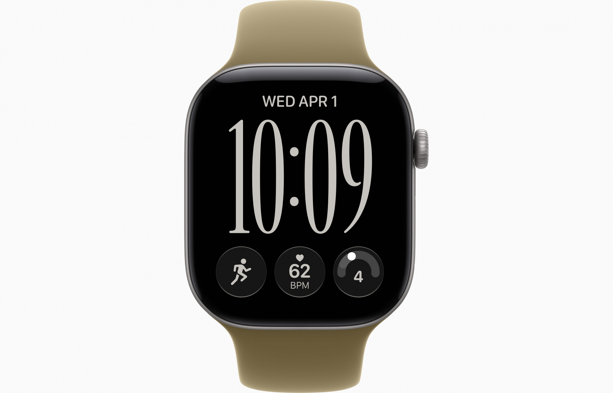 Space Gray Sport Band Olive 2