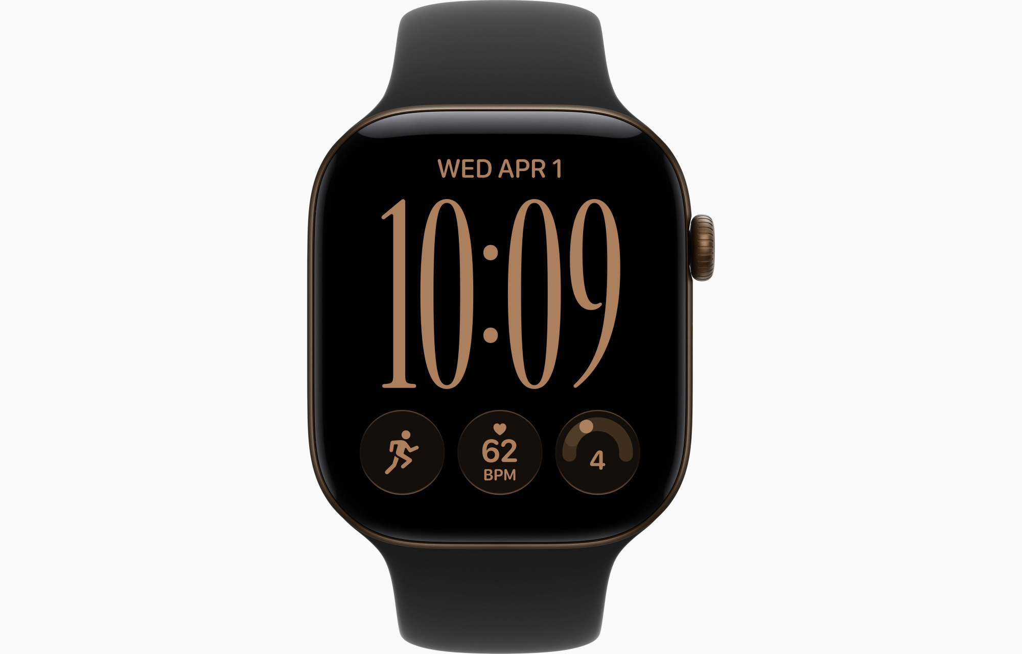 Dark Bronze Sport Band Black 2