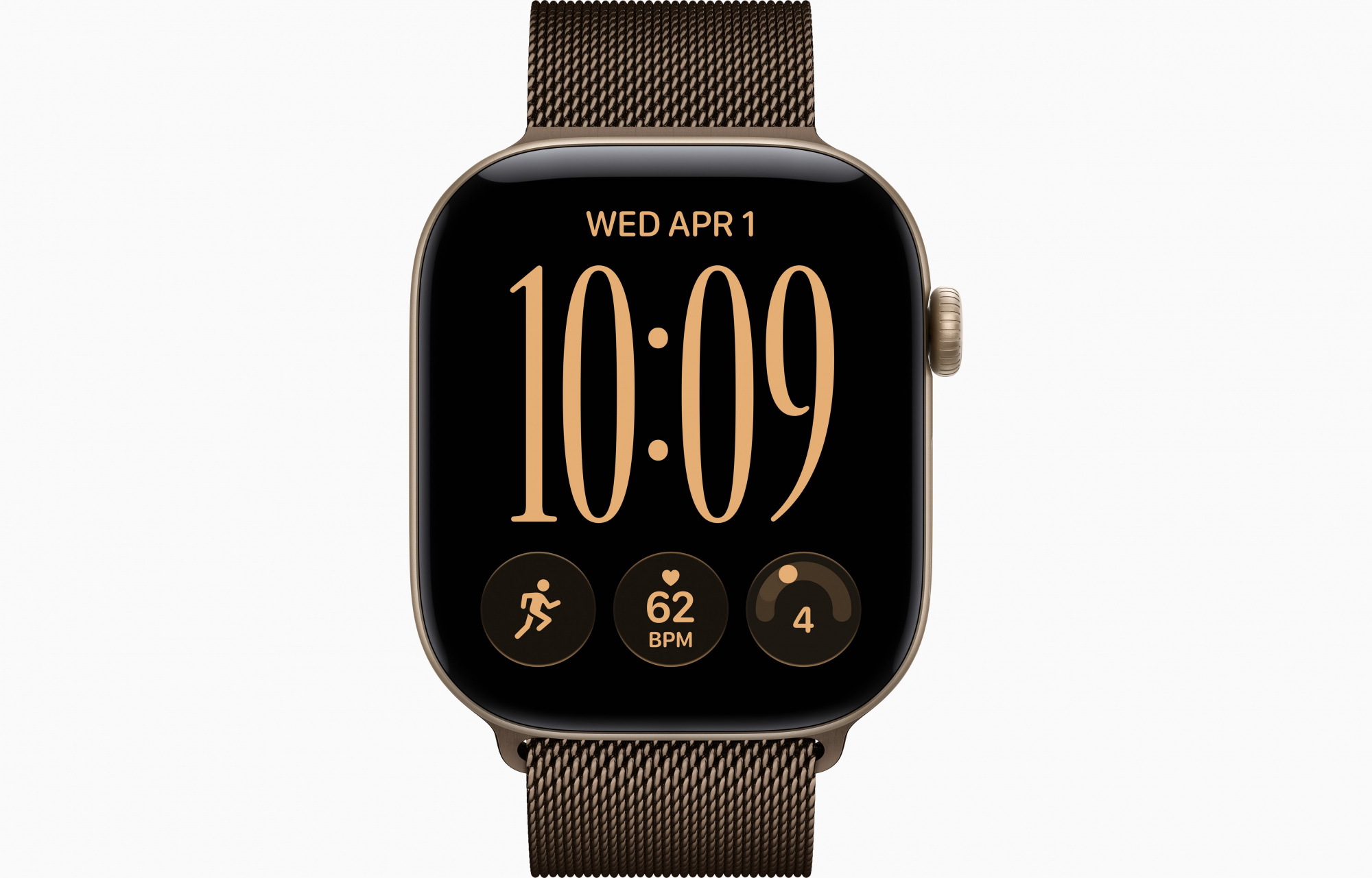 Light Gold Milanese Loop Dark Bronze 2