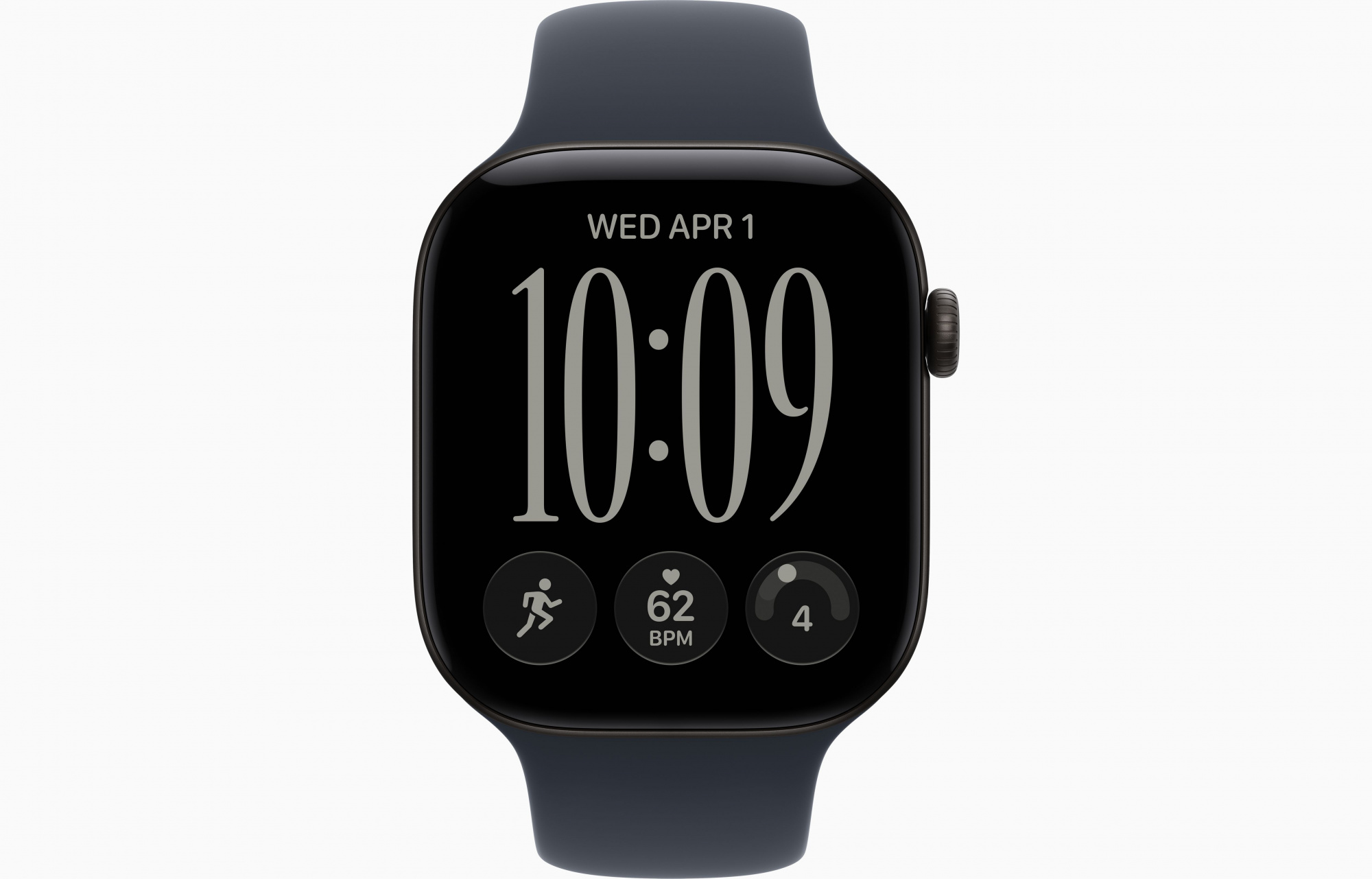 Black Sport Band Navy Blue 2