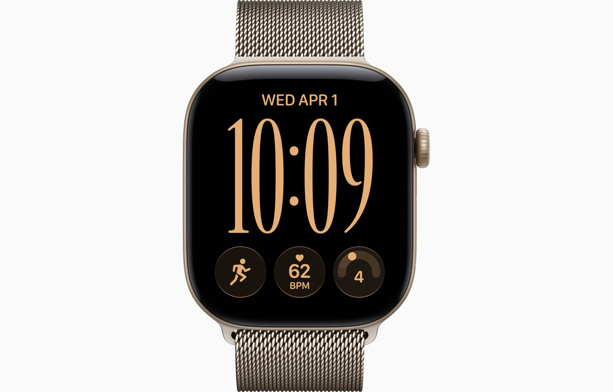 Light Gold Milanese Loop Natural 2