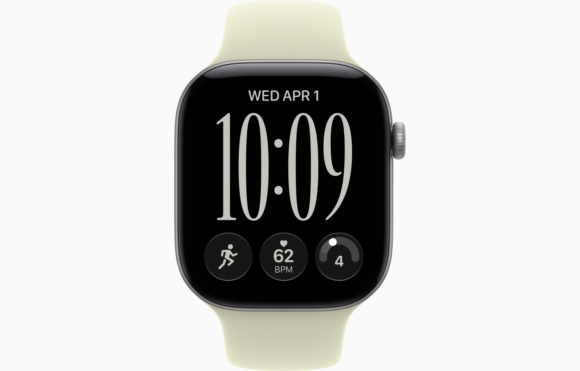 Space Gray Sport Band Pale Succulent 2