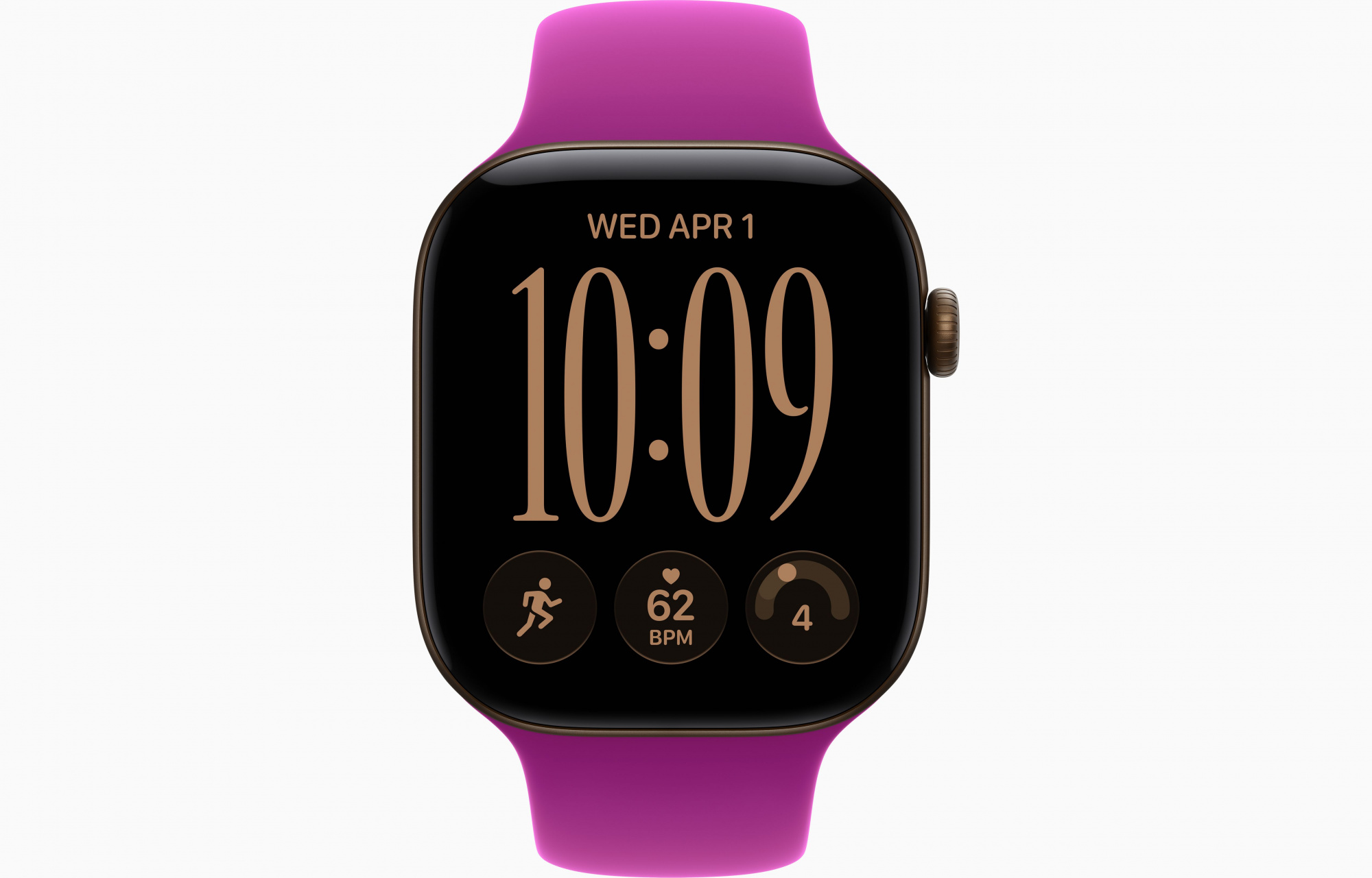 Dark Bronze Sport Band Magenta 2