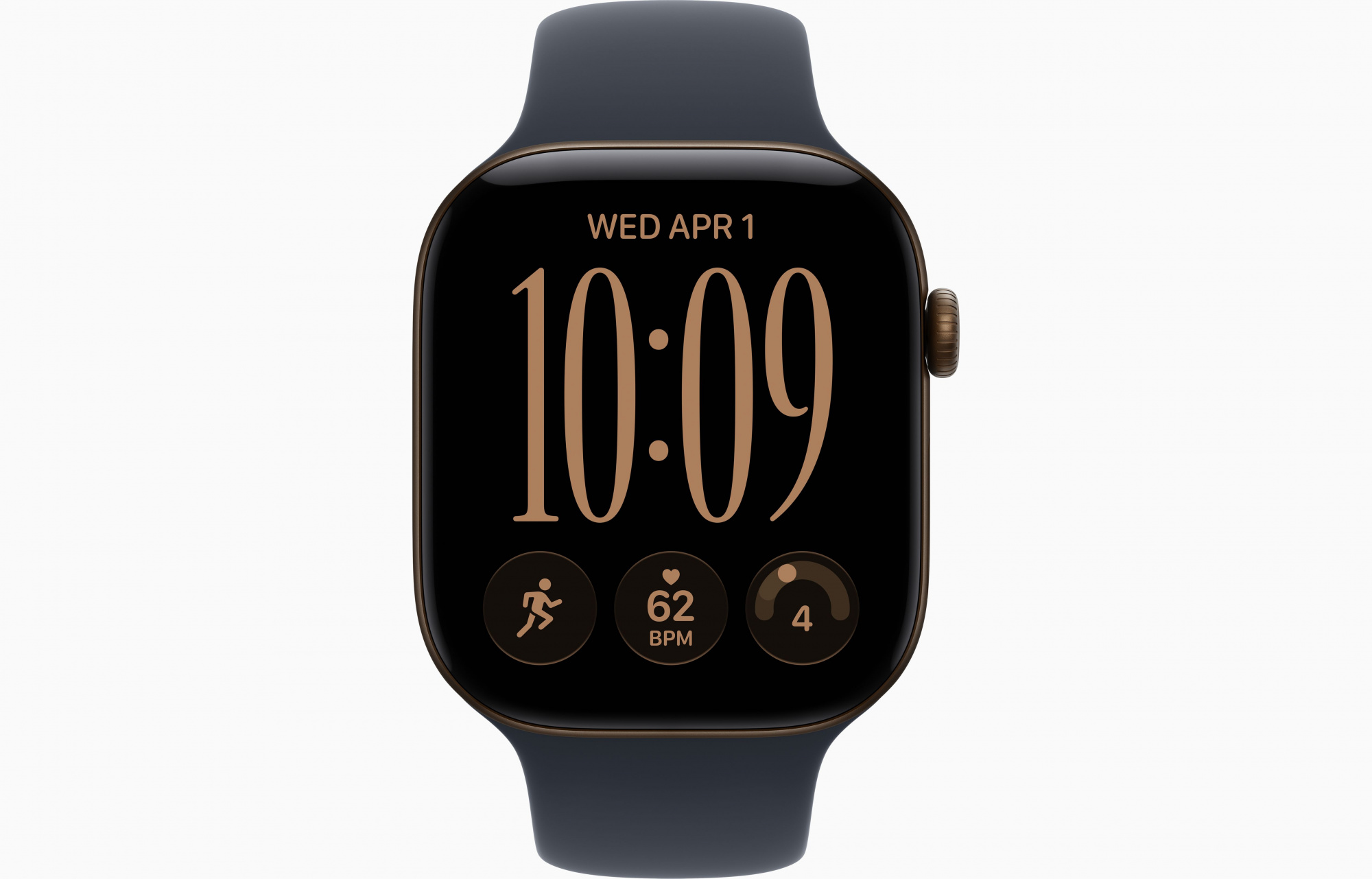 Dark Bronze Sport Band Navy Blue 2