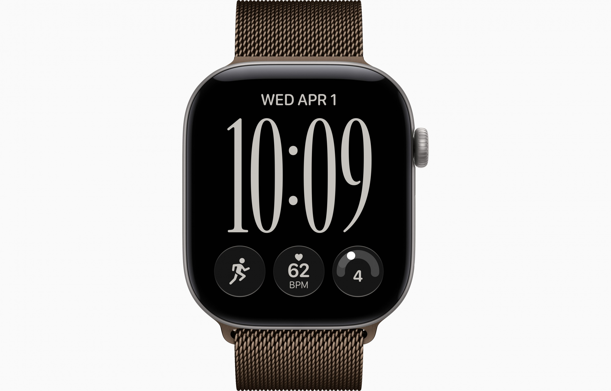 Space Gray Milanese Loop Dark Bronze 2