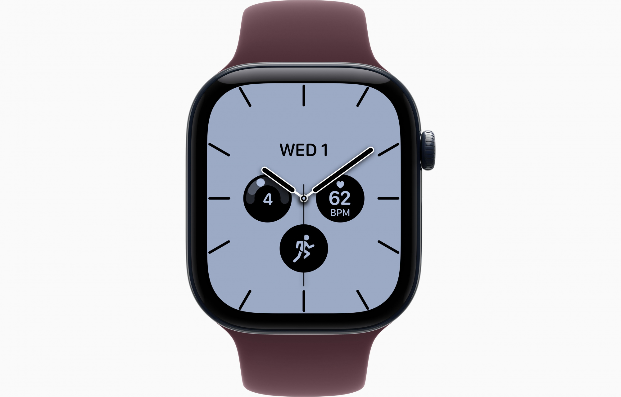 Night Blue Sport Band Burgundy 2