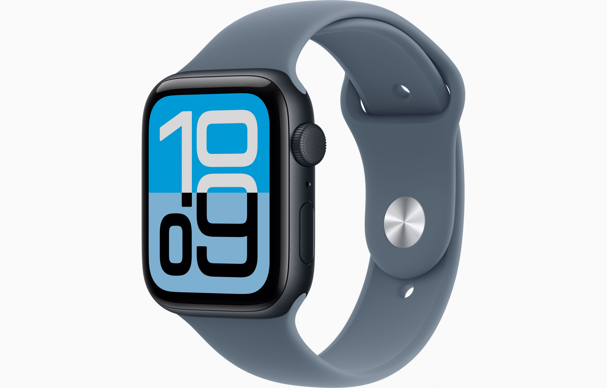 Apple Watch SE3  (44mm, Midnight, Sport Band, Anchor Blue, M/L)