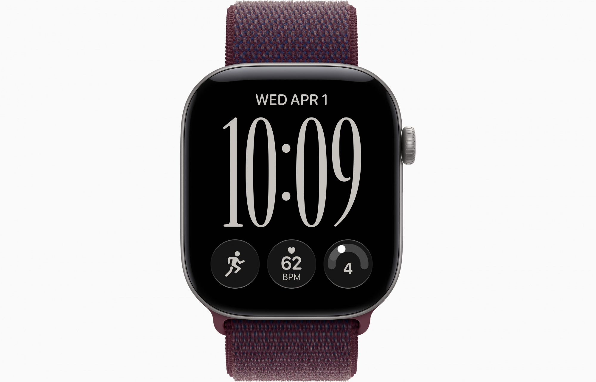 Space Gray Sport Loop Burgundy 2