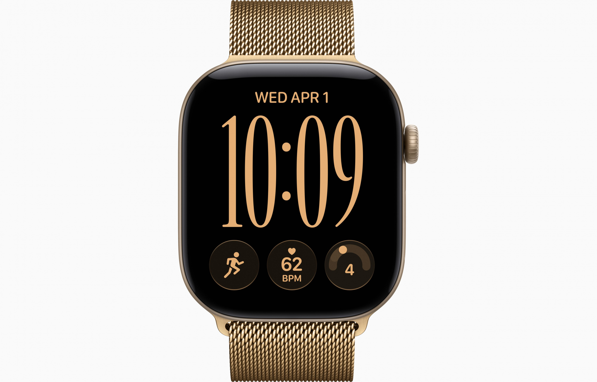 Light Gold Milanese Loop Radiant Gold 2