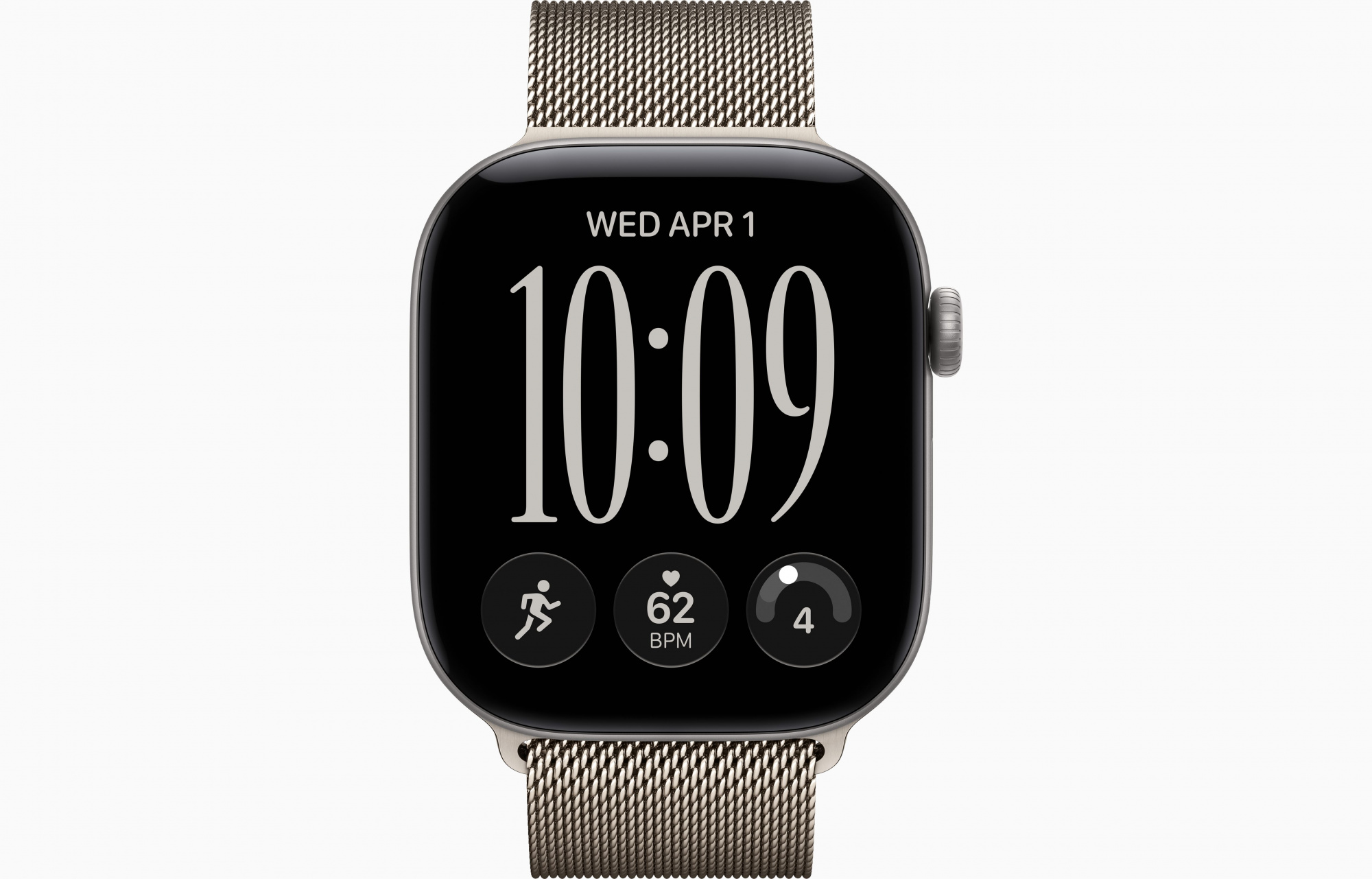 Space Gray Milanese Loop Natural 2