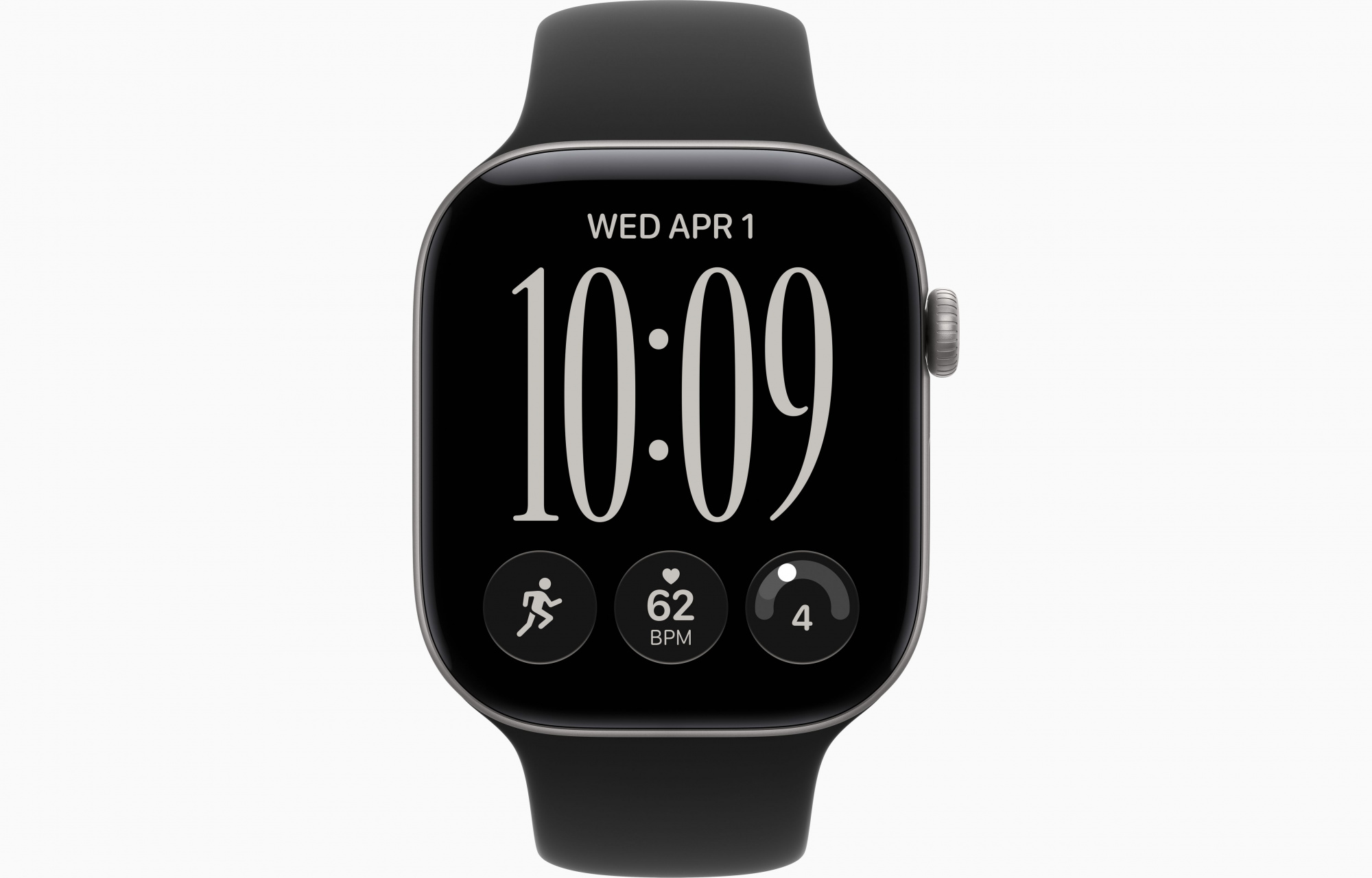 Space Gray Sport Band Black 2