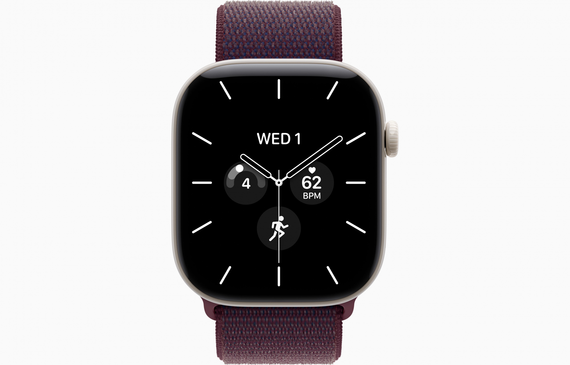 Pearl White Sport Loop Burgundy 2