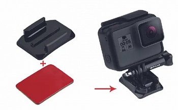 Комплект сменных креплений для GoPro 