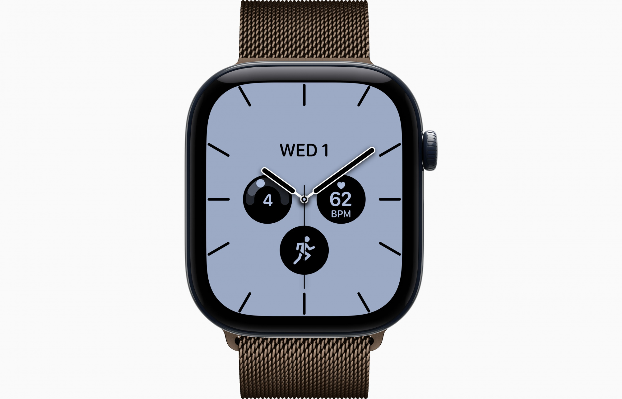 Night Blue Milanese Loop Dark Bronze 2