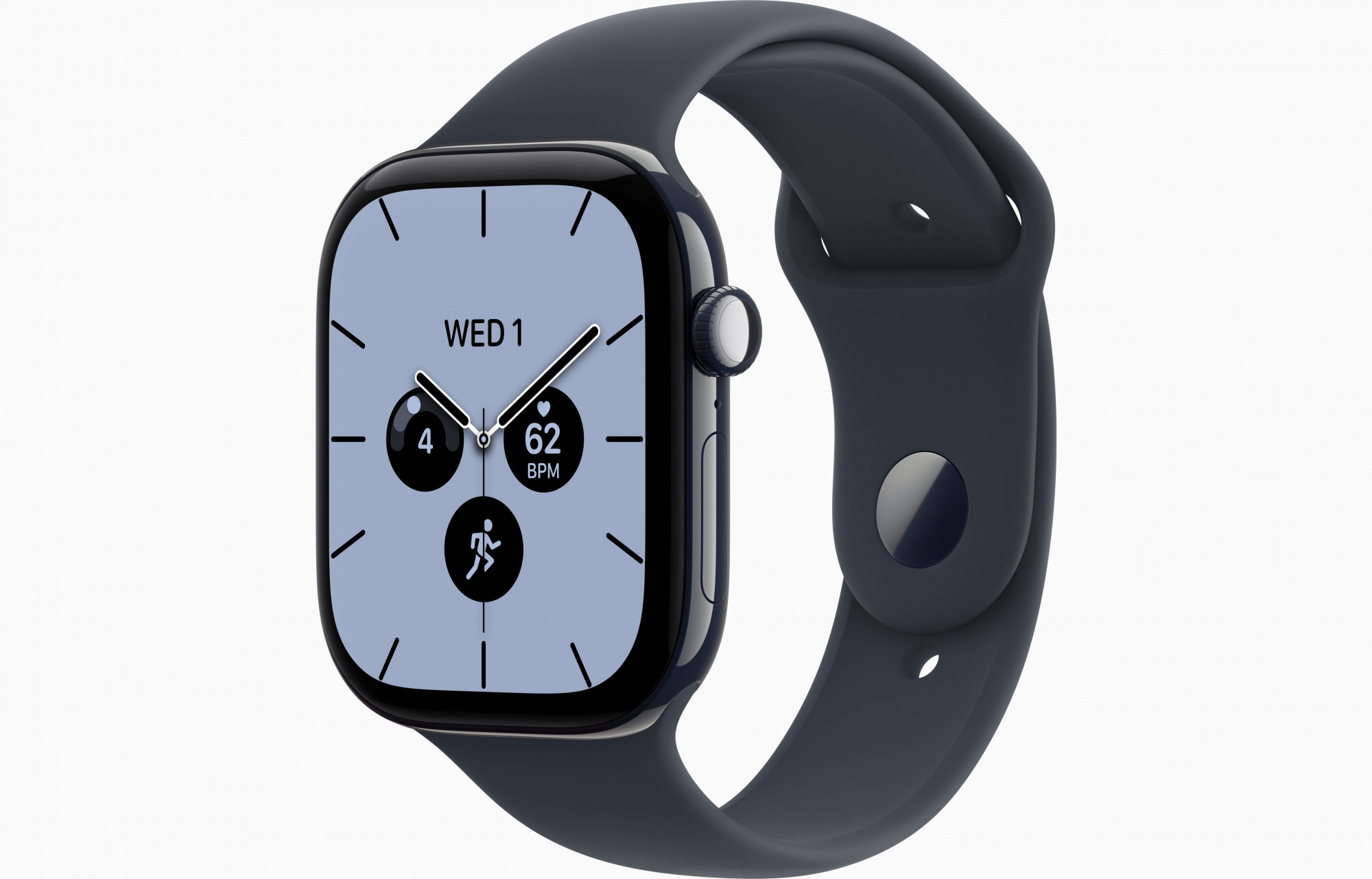 Apple Watch Series 12 (46mm, Night Blue, Sport Band, Navy Blue, S/M)